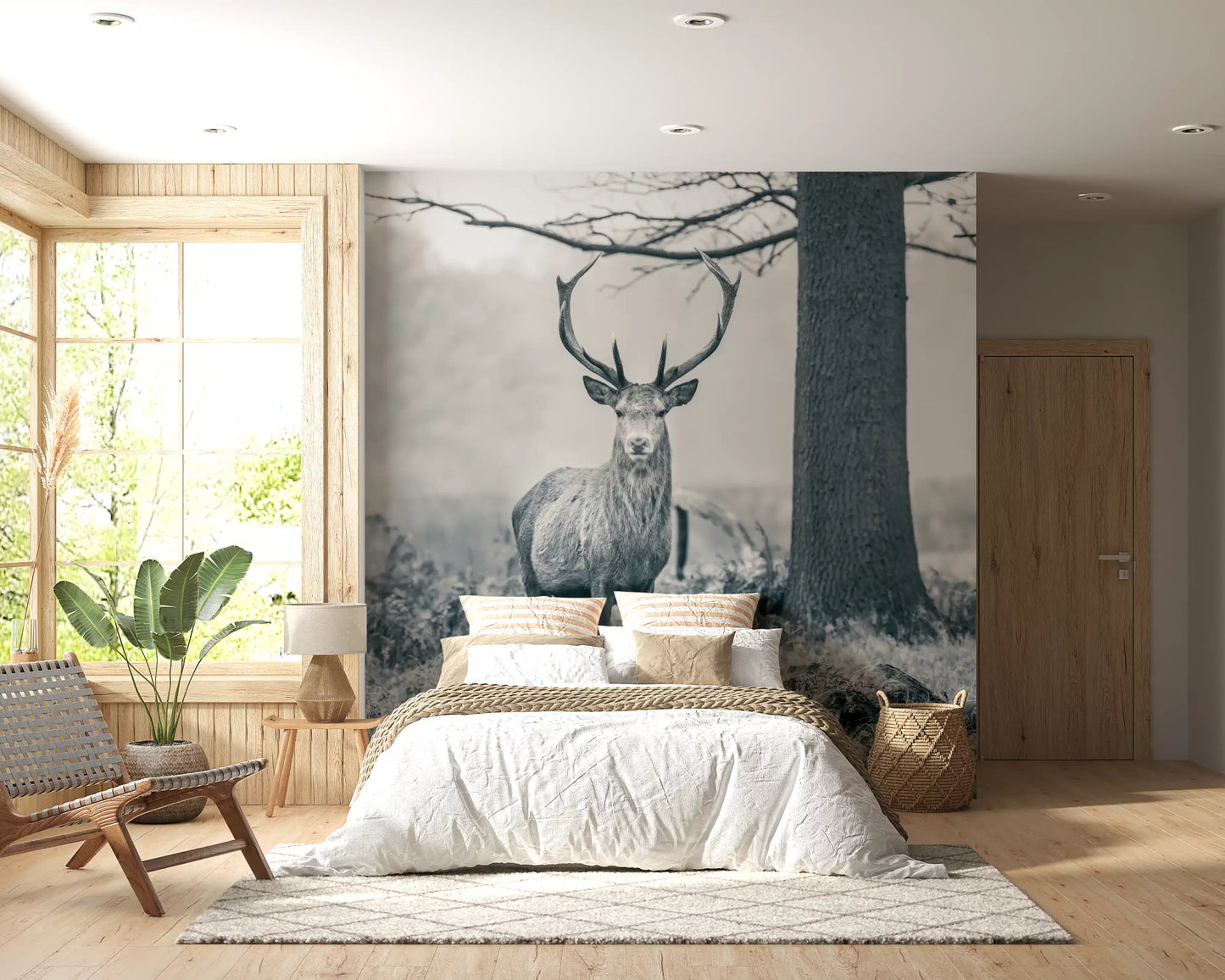 Waldwächter Wandbild