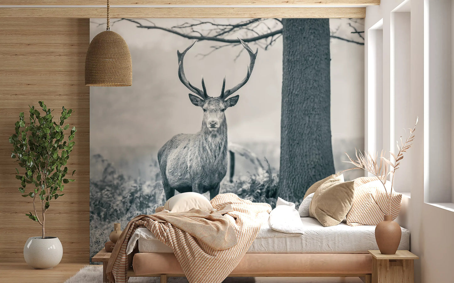 Waldwächter Wandbild
