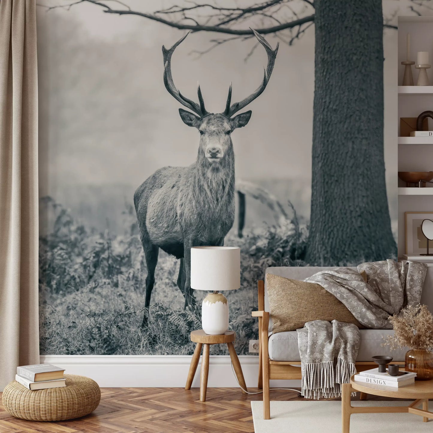 Waldwächter Wandbild