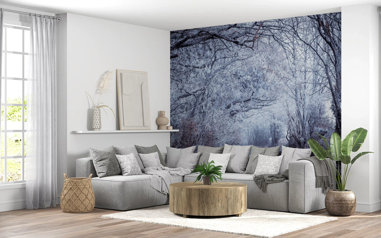 Pictură murală de perete Calea Fermecată a Iernii
