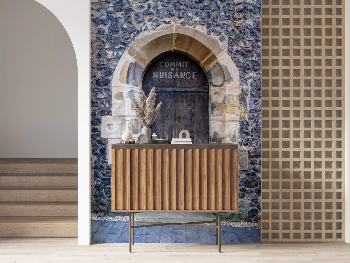 Historic Arched Entry Commit No Nuisance Wall Mural