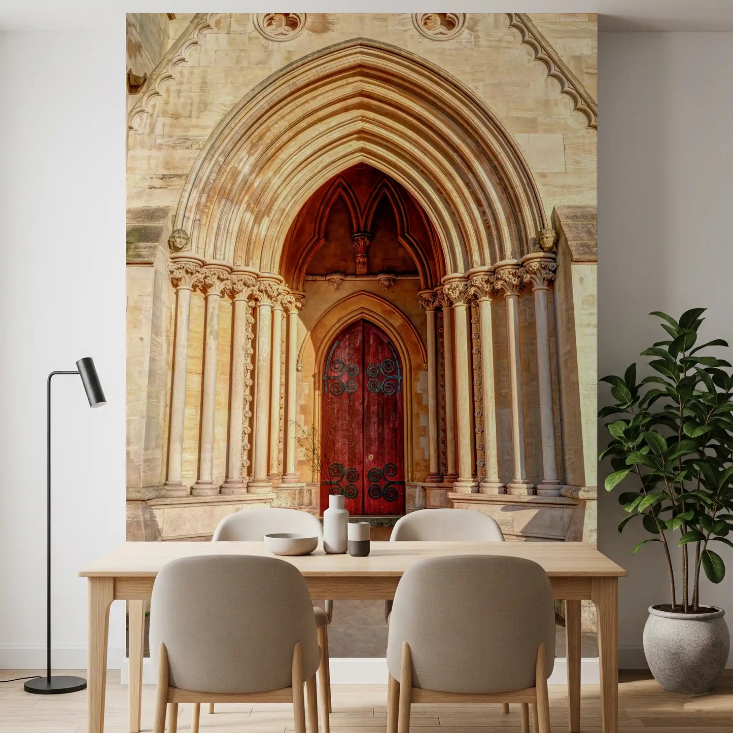 Gotische Eingangspracht Wandbild
