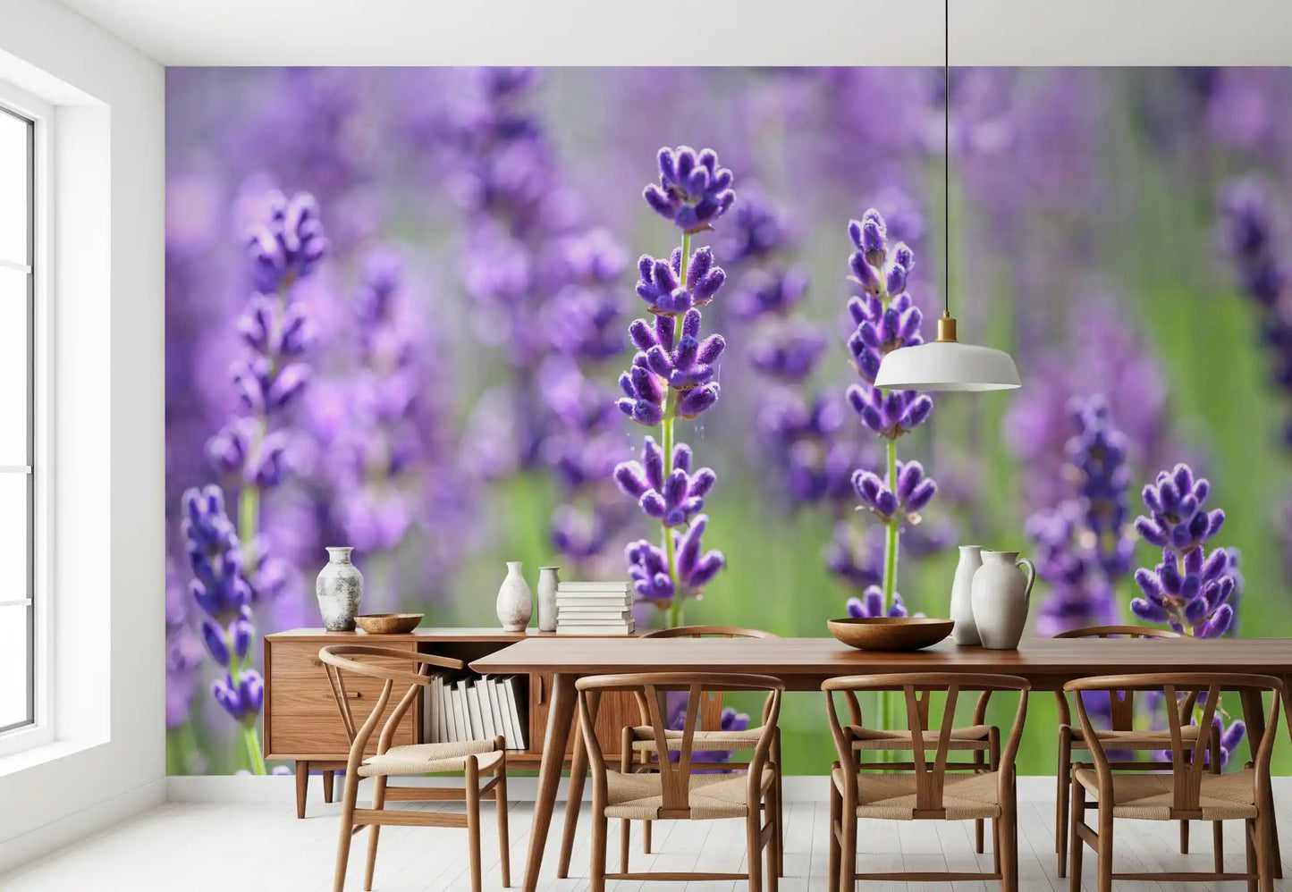 Wandbild Sanfte Lavendelblüten