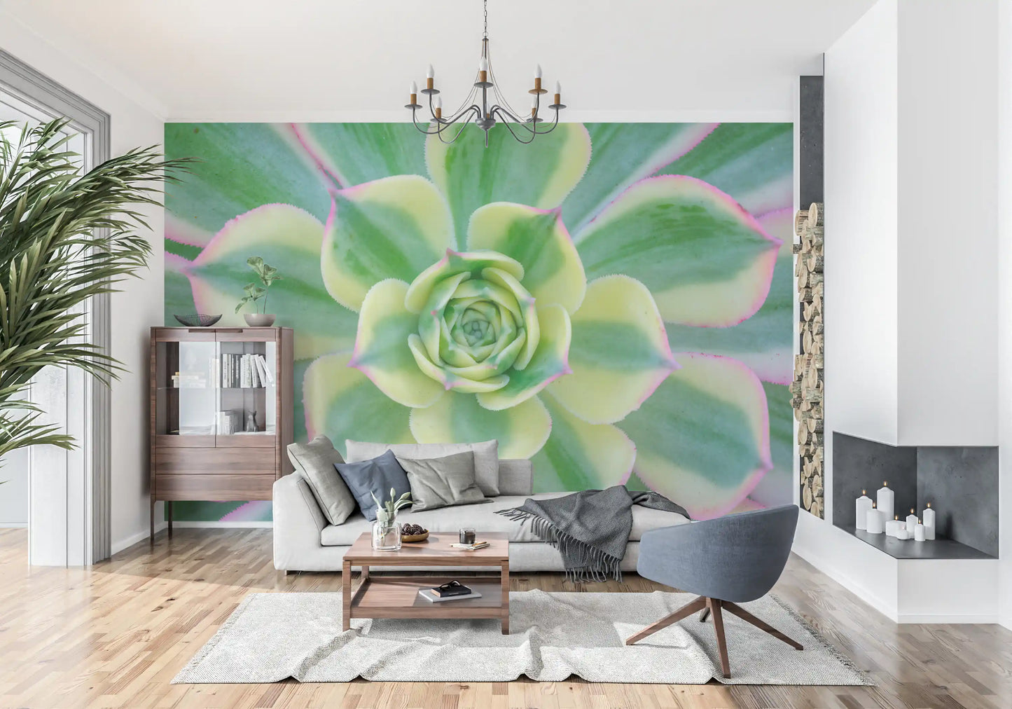 Murale da Parete Serenità Succulenta