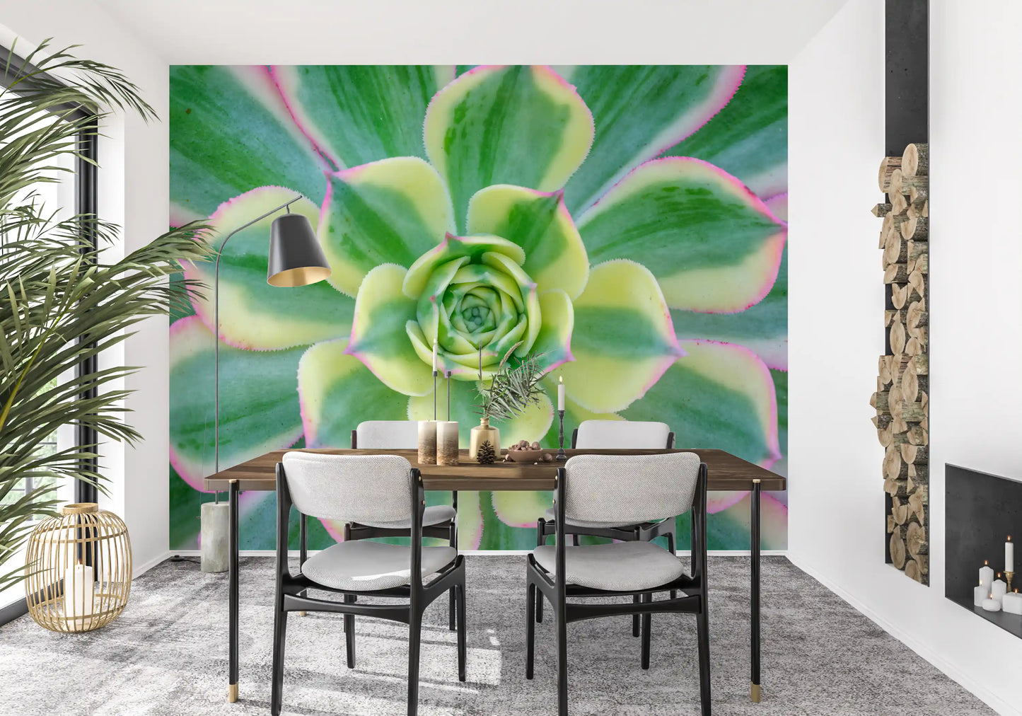 Murale da Parete Serenità Succulenta