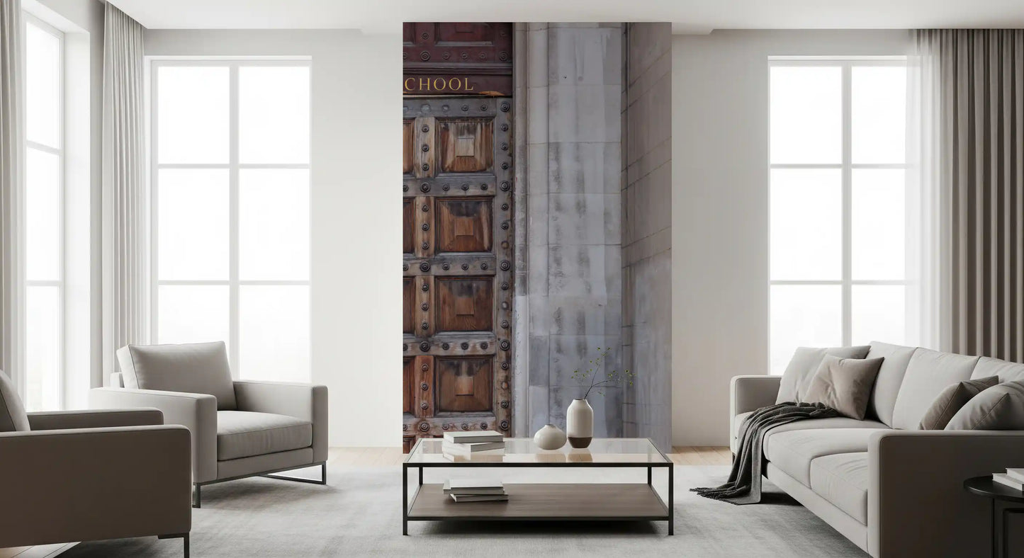 Historisches Akademie-Portal Wandbild