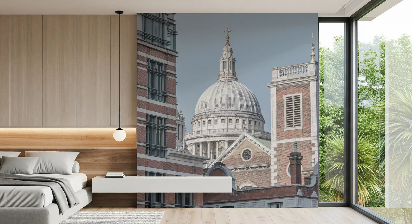 London's Majestic Dome Wall Mural