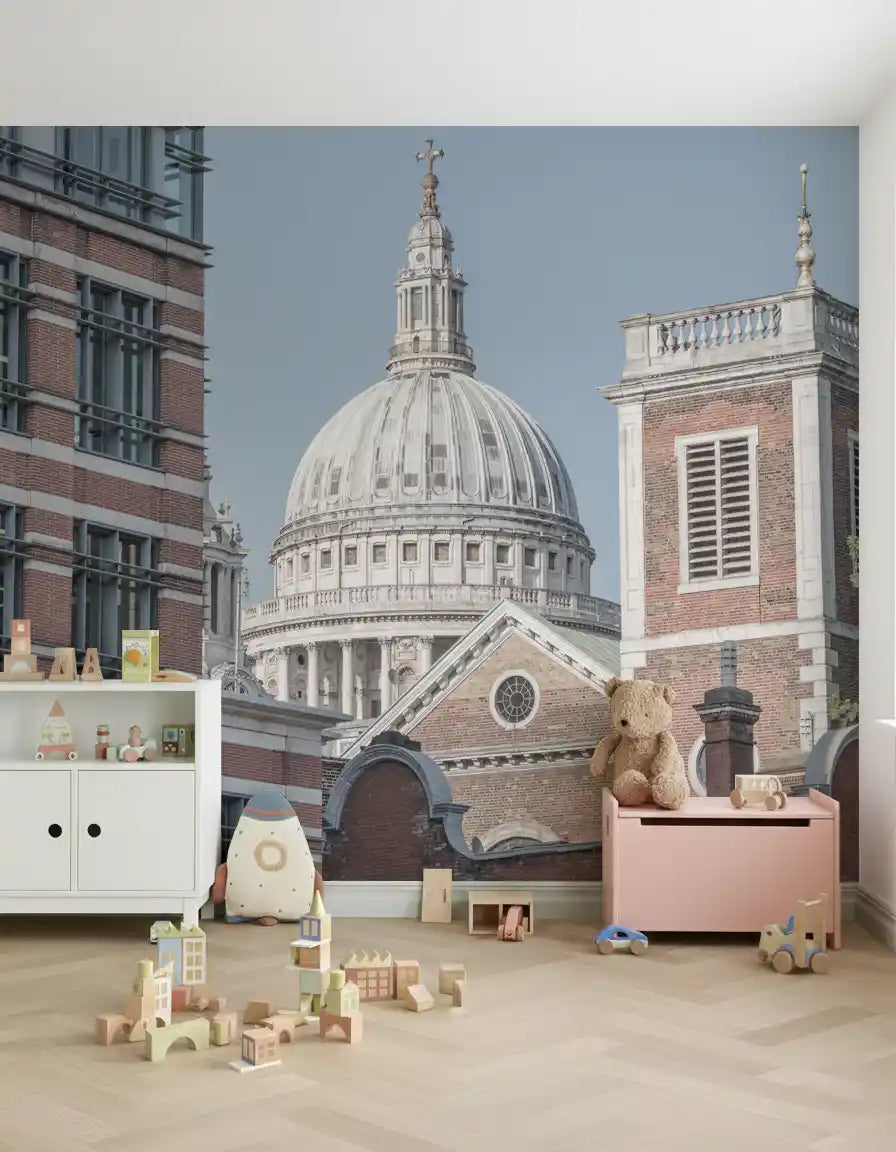 London's Majestic Dome Wall Mural