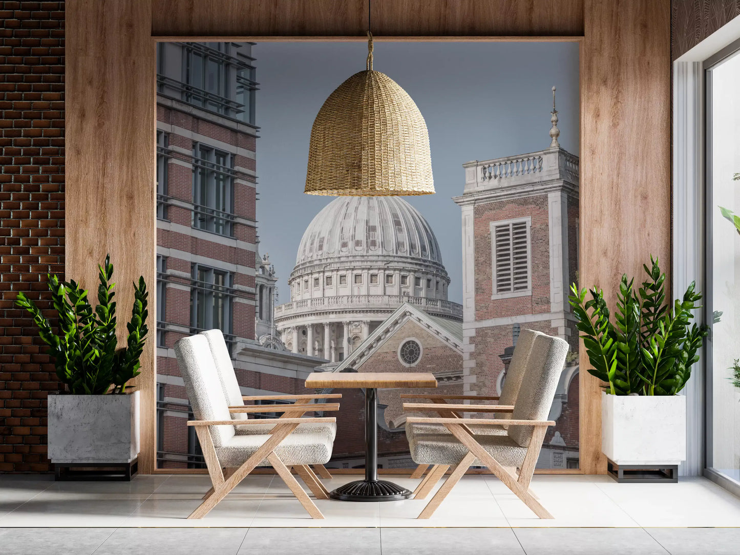London's Majestic Dome Wall Mural