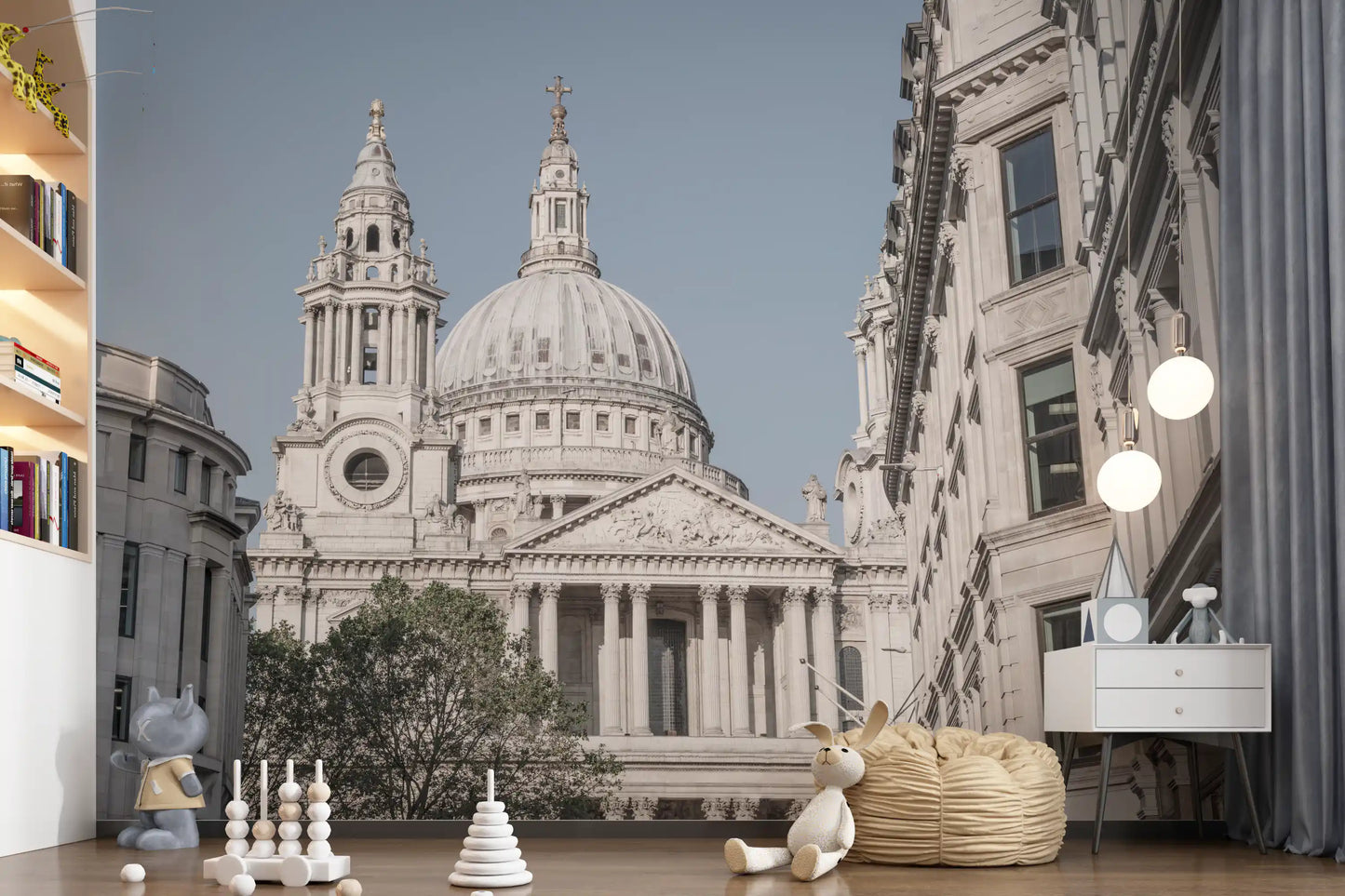 Tijdloze Grootheid: St Paul's, London Muurdecoratie
