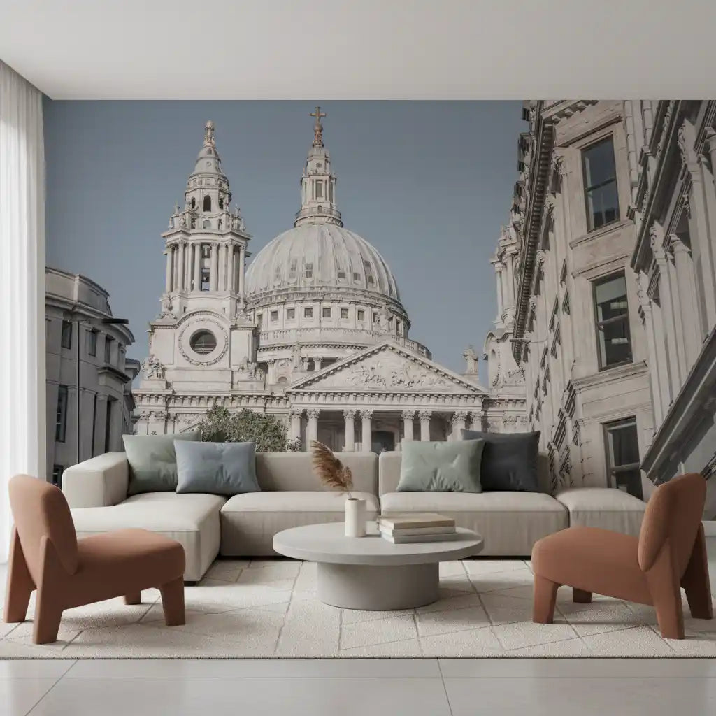 Tijdloze Grootheid: St Paul's, London Muurdecoratie