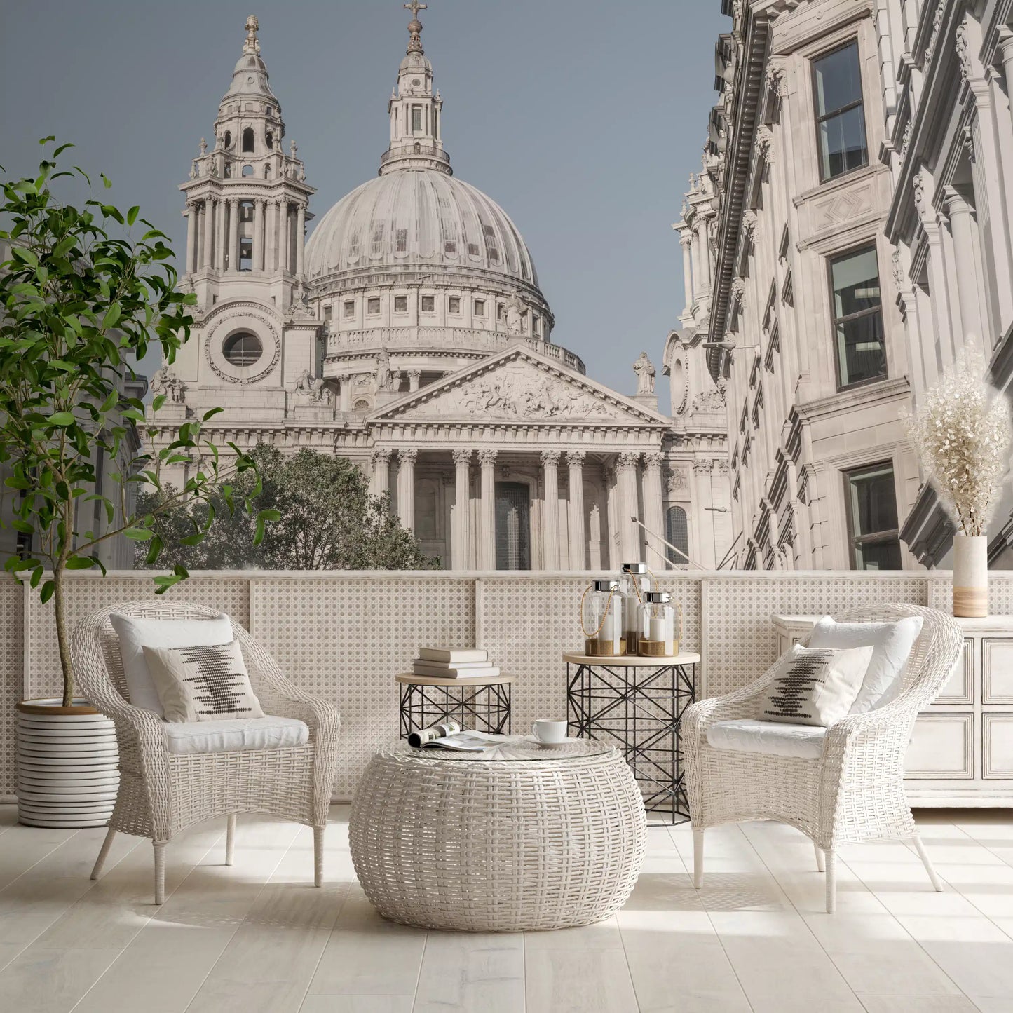 Tijdloze Grootheid: St Paul's, London Muurdecoratie