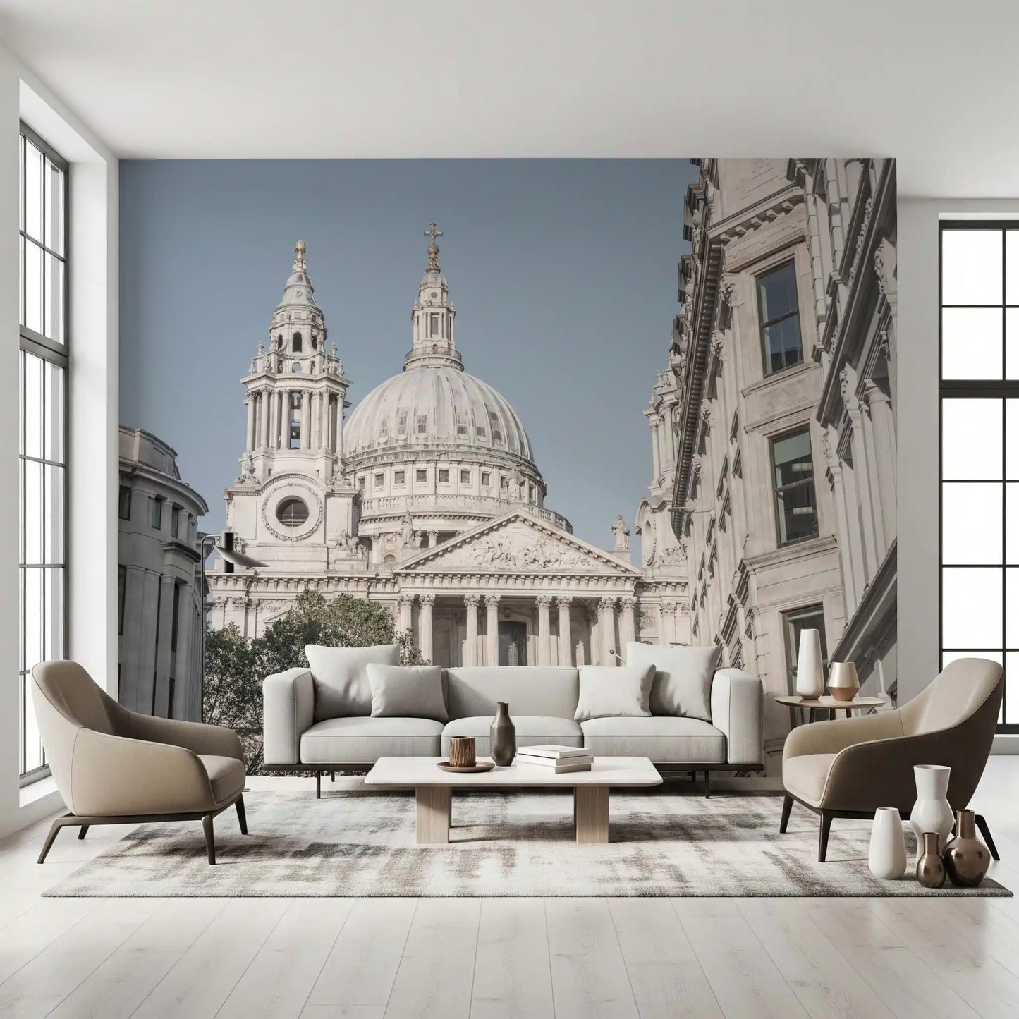 Tijdloze Grootheid: St Paul's, London Muurdecoratie