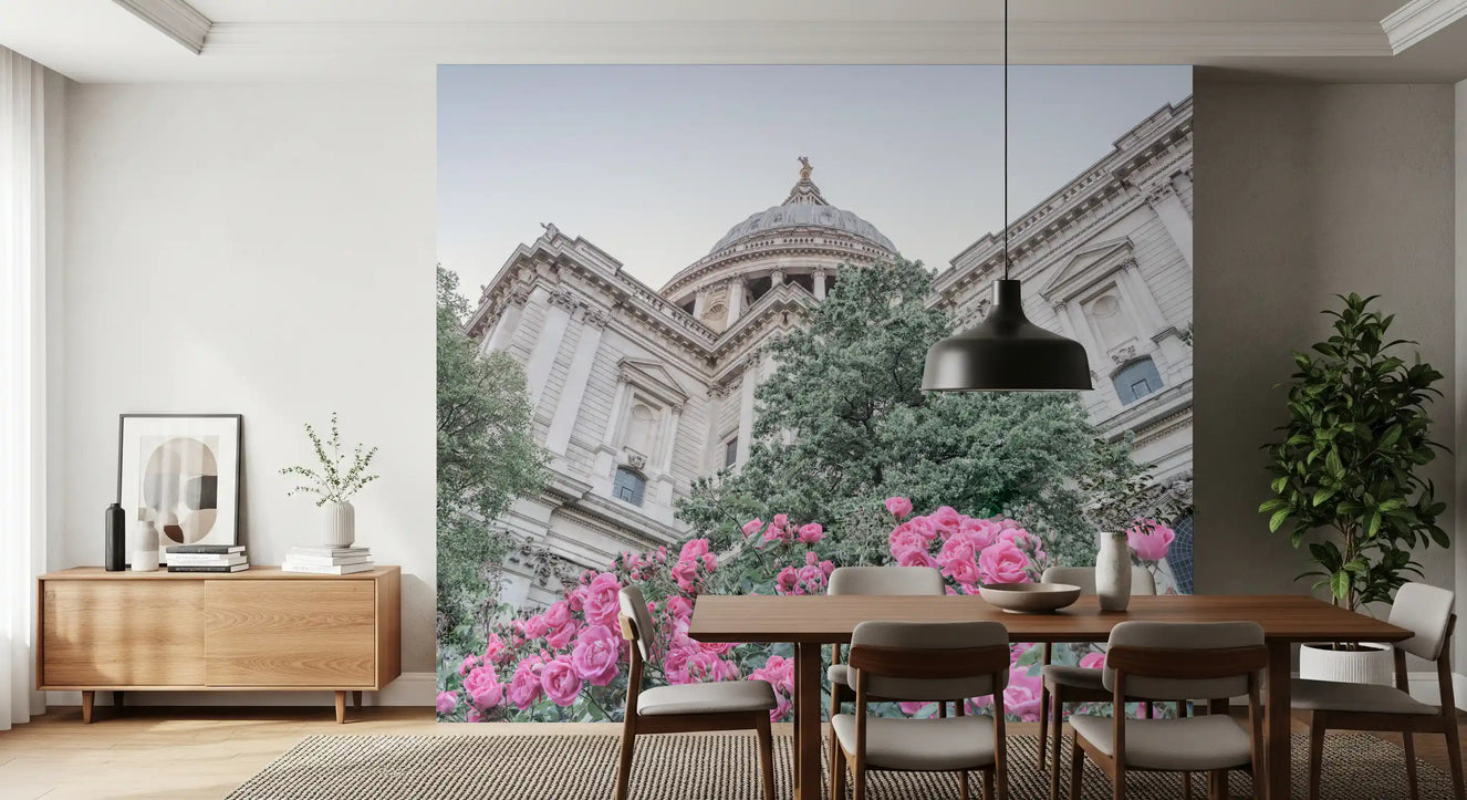 St. Pauls Rosengarten Aussicht Wandbild