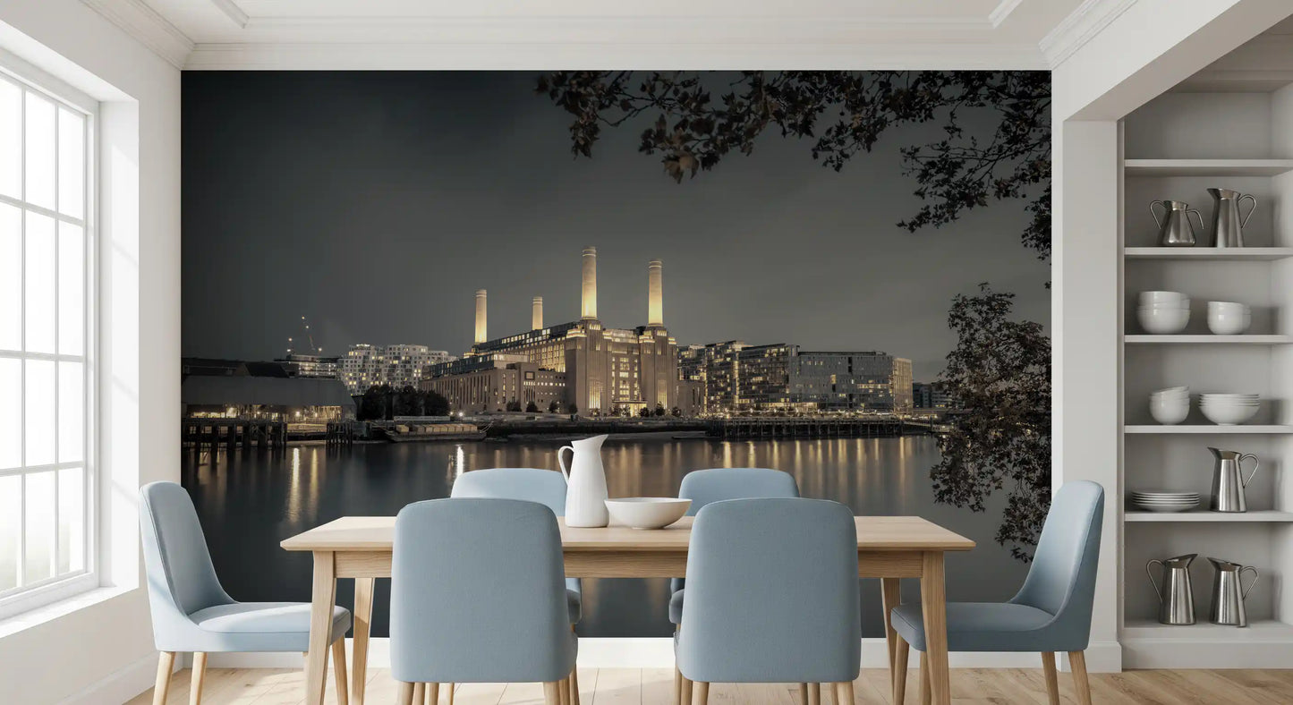 Leuchtendes Wahrzeichen von London Wandbild