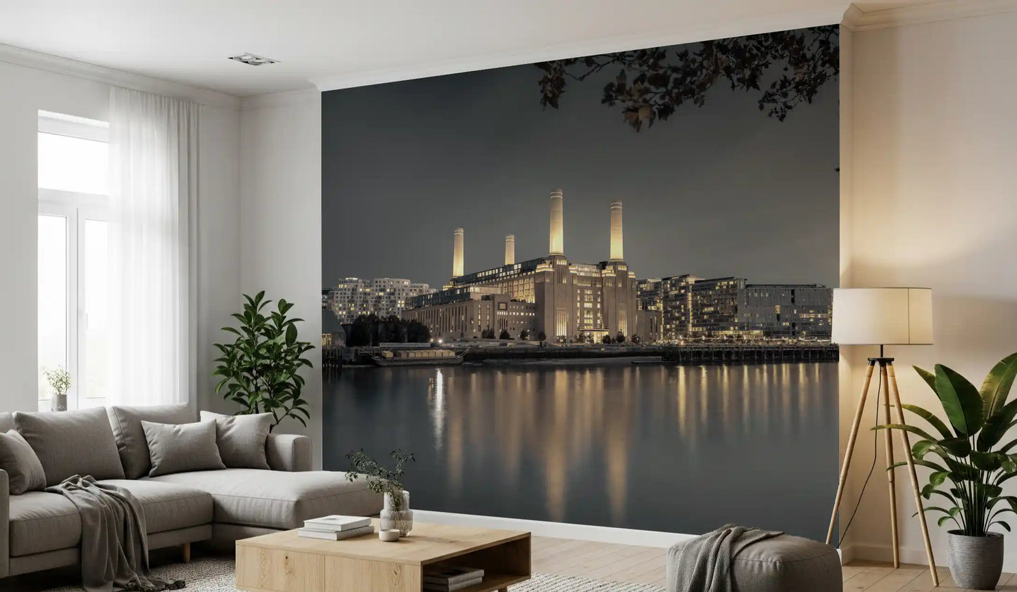 Leuchtendes Wahrzeichen von London Wandbild