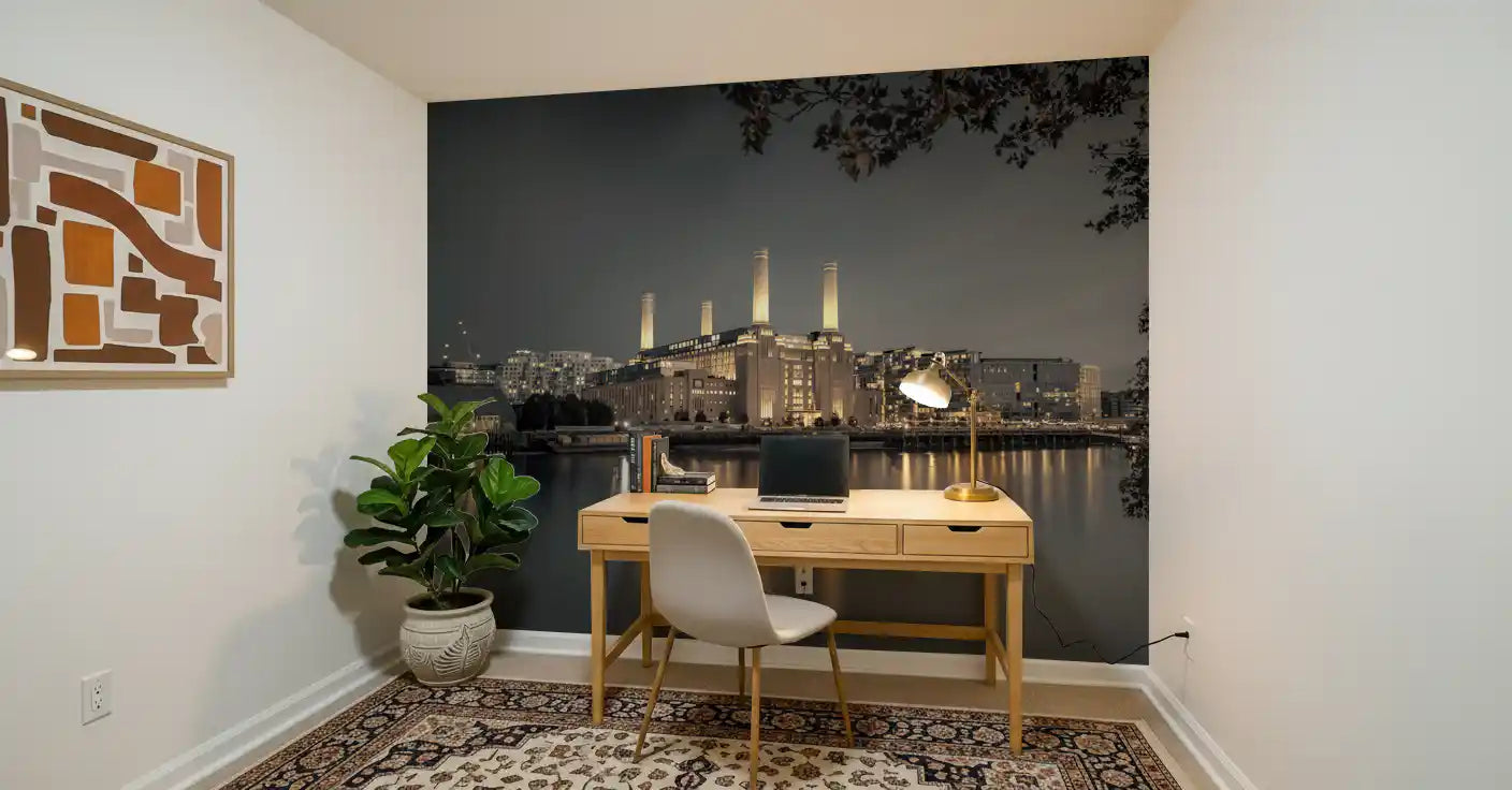 Leuchtendes Wahrzeichen von London Wandbild