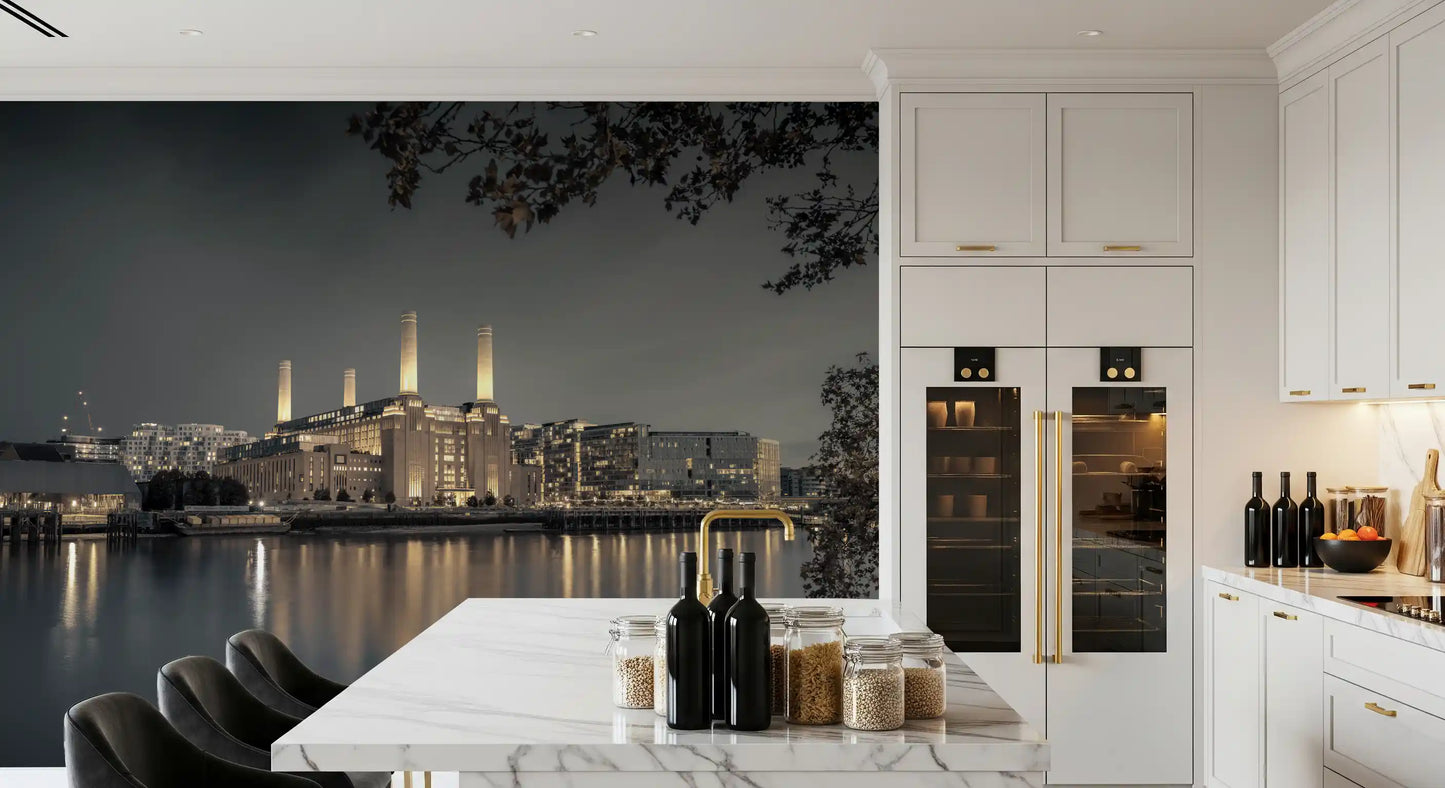 Leuchtendes Wahrzeichen von London Wandbild