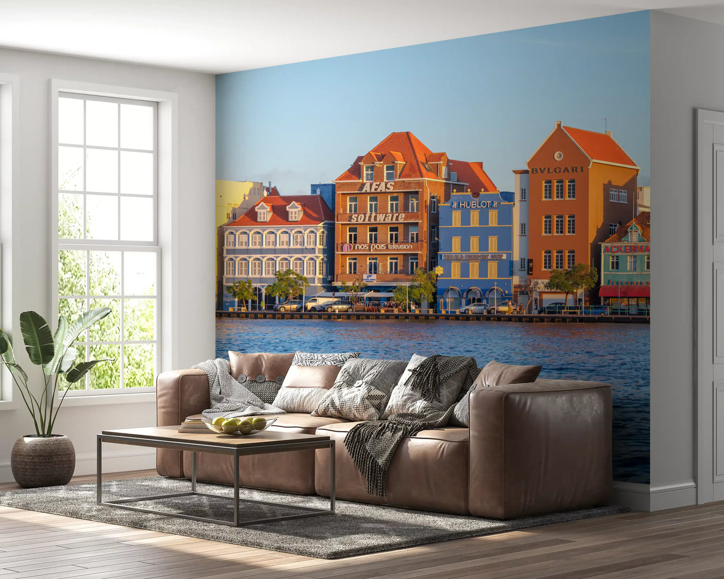 Murale da parete Harbor Hues di Willemstad