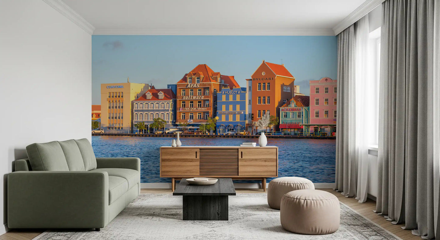 Murale da parete Harbor Hues di Willemstad