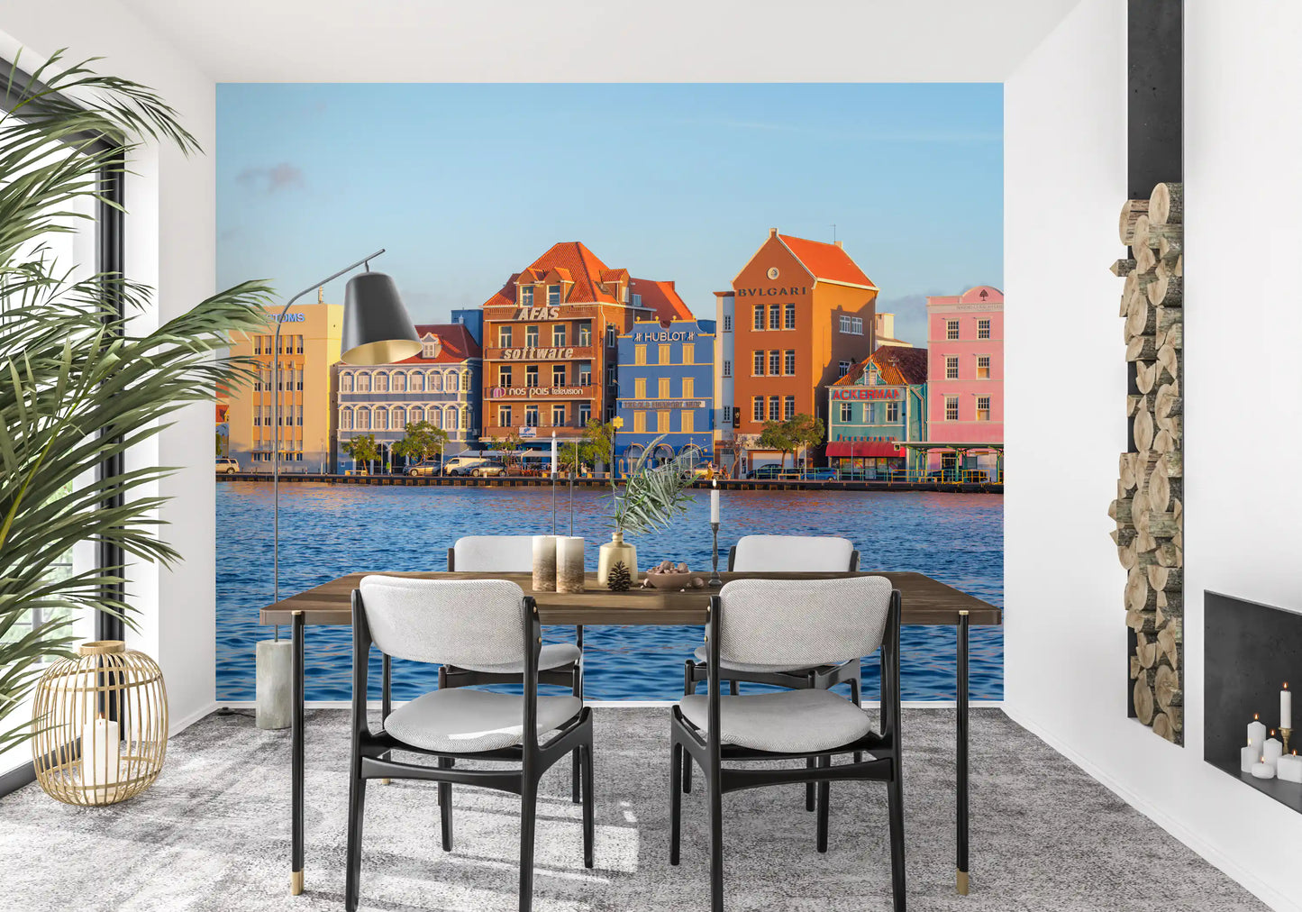 Murale da parete Harbor Hues di Willemstad