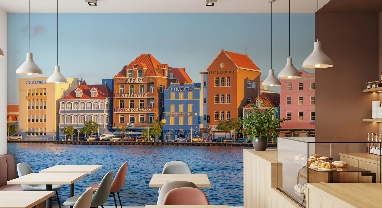 Murale da parete Harbor Hues di Willemstad