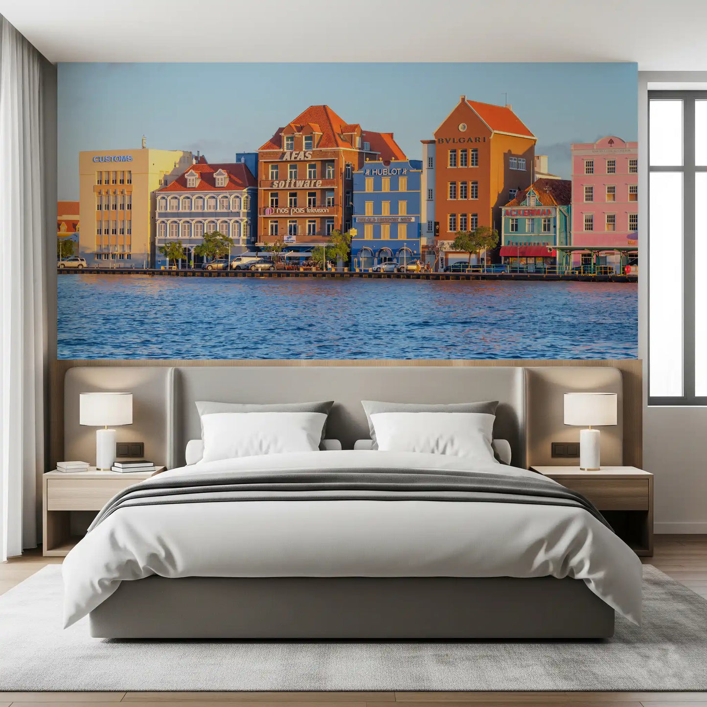 Murale da parete Harbor Hues di Willemstad