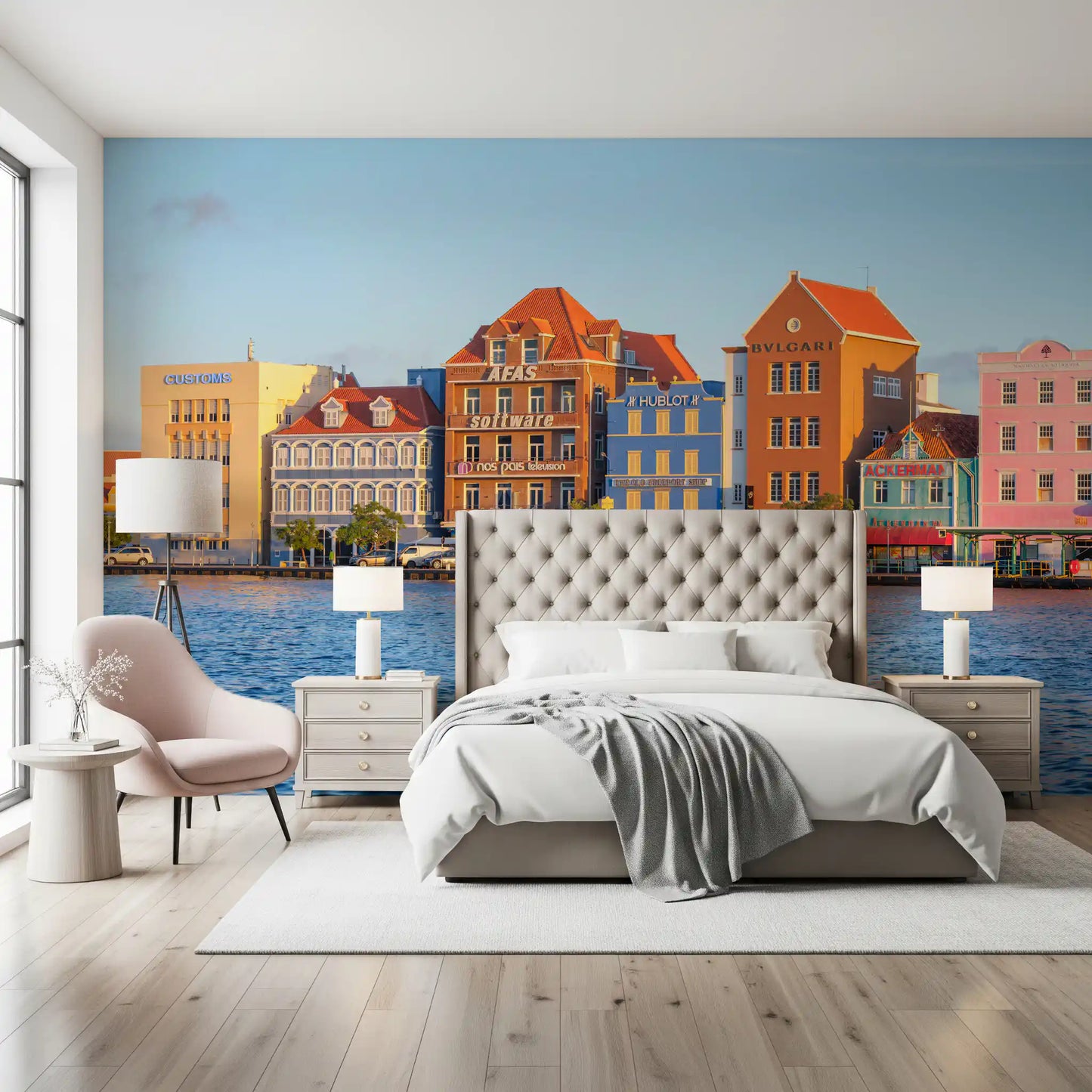 Murale da parete Harbor Hues di Willemstad