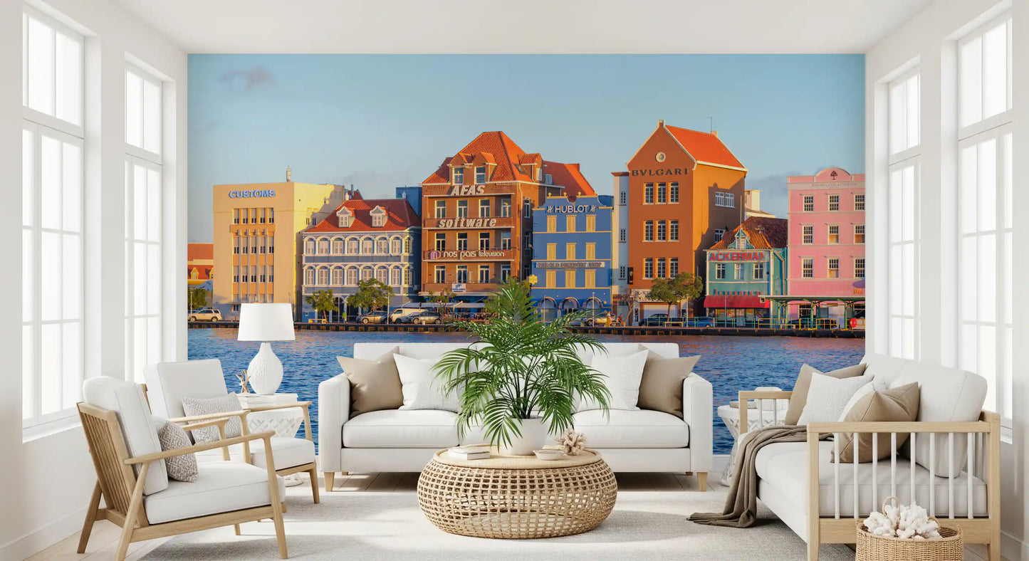 Murale da parete Harbor Hues di Willemstad
