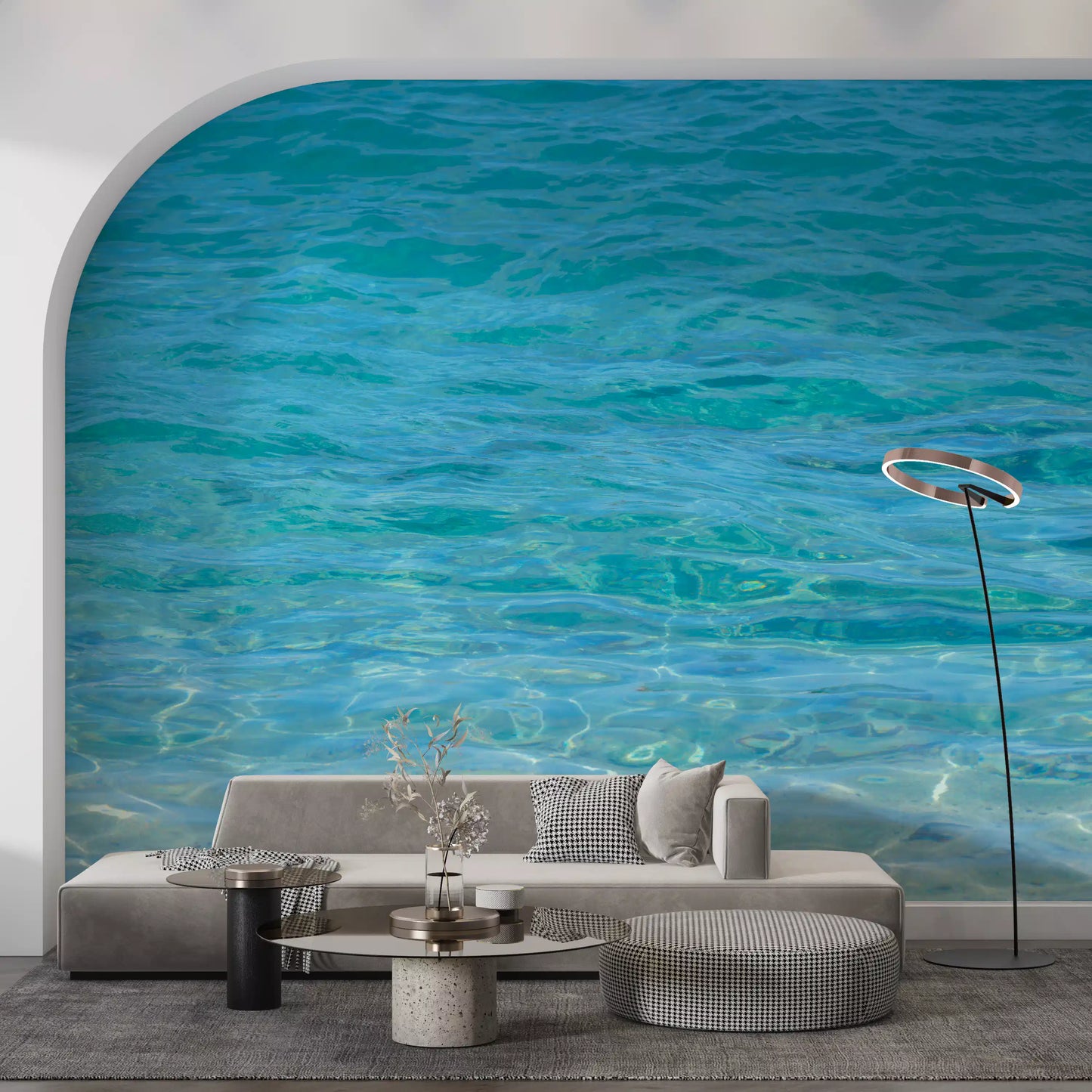 Aqua Serenity Wandbild