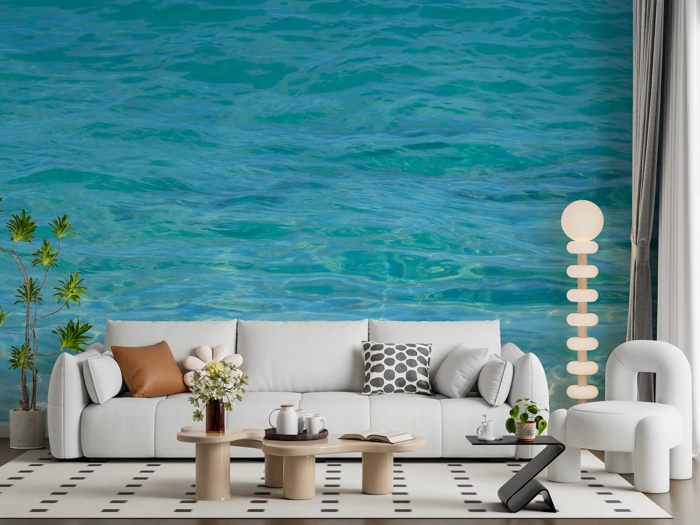 Aqua Serenity Wandbild