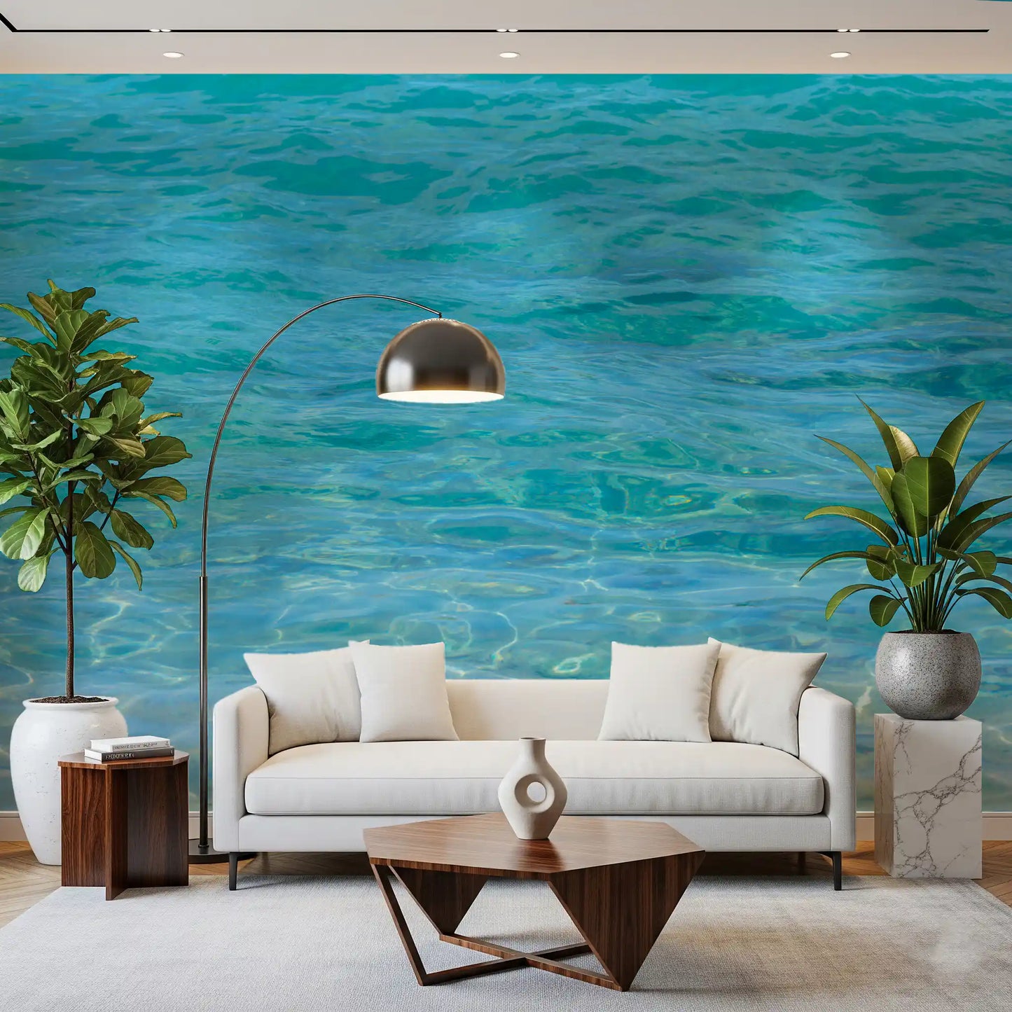 Aqua Serenity Wandbild