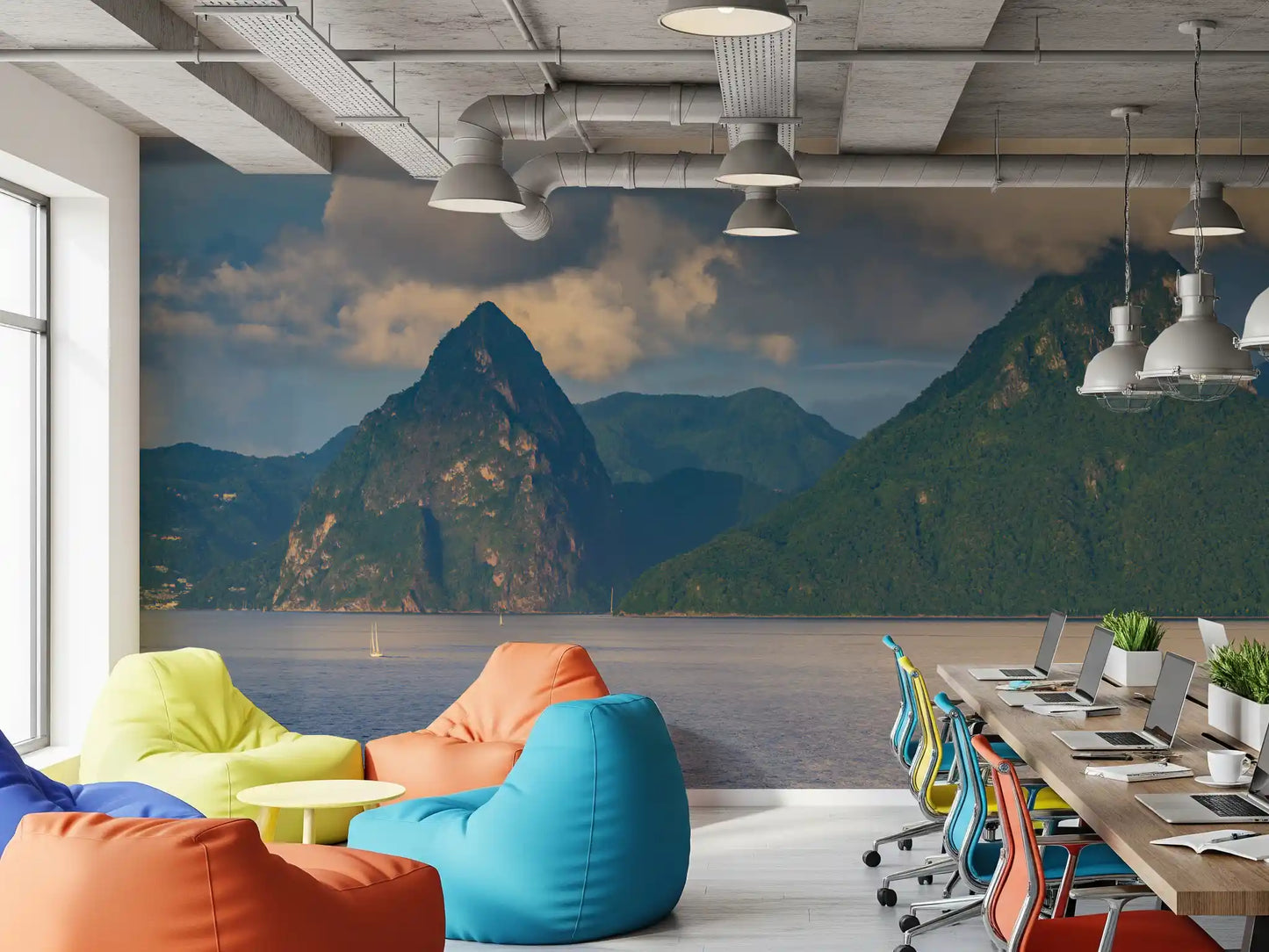Karibische Majestät: Pitons Serenity Wandbild