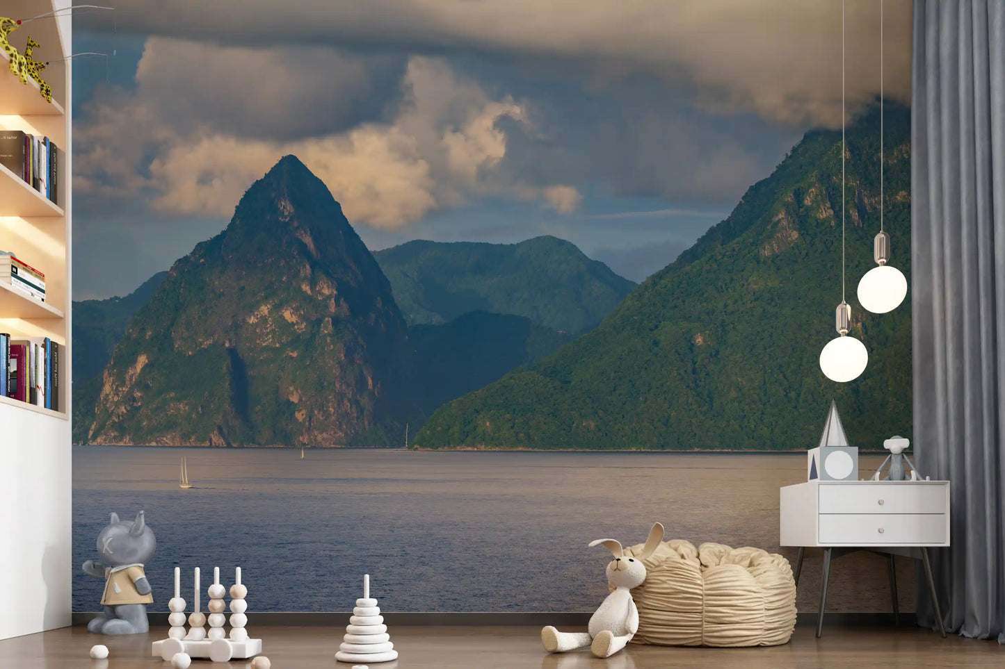 Karibische Majestät: Pitons Serenity Wandbild