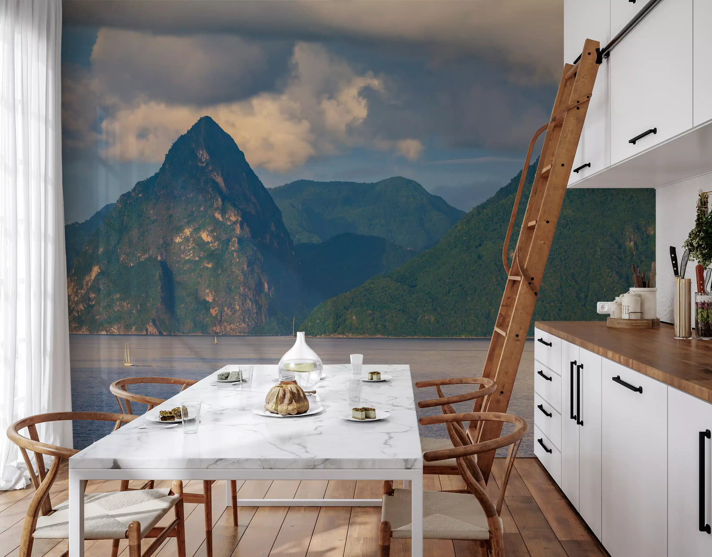 Karibische Majestät: Pitons Serenity Wandbild