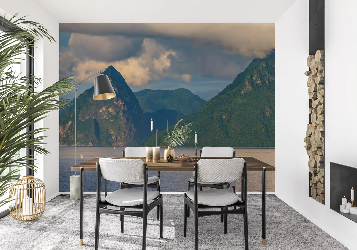 Karibische Majestät: Pitons Serenity Wandbild