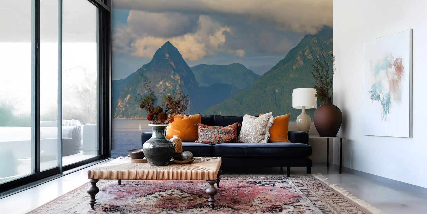Karibische Majestät: Pitons Serenity Wandbild