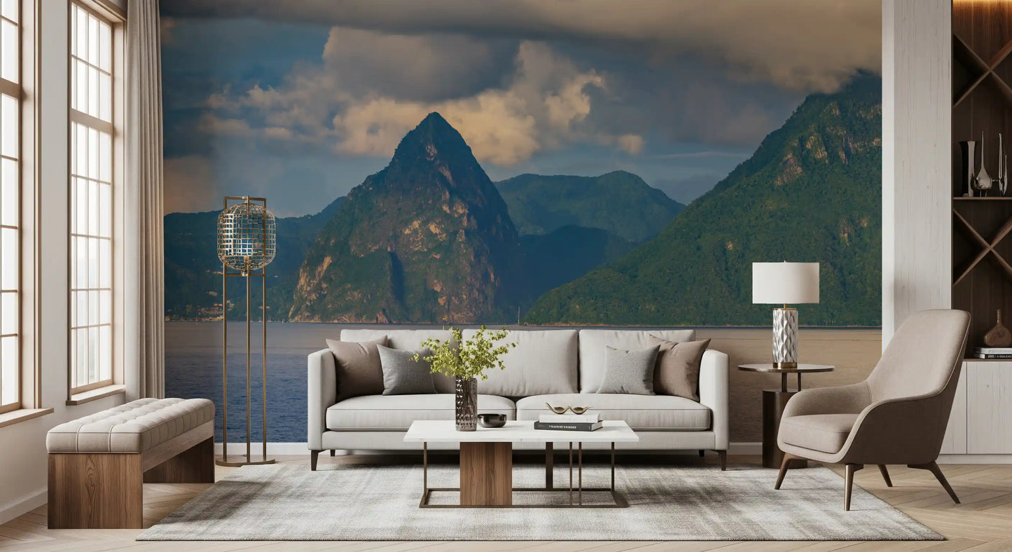 Karibische Majestät: Pitons Serenity Wandbild