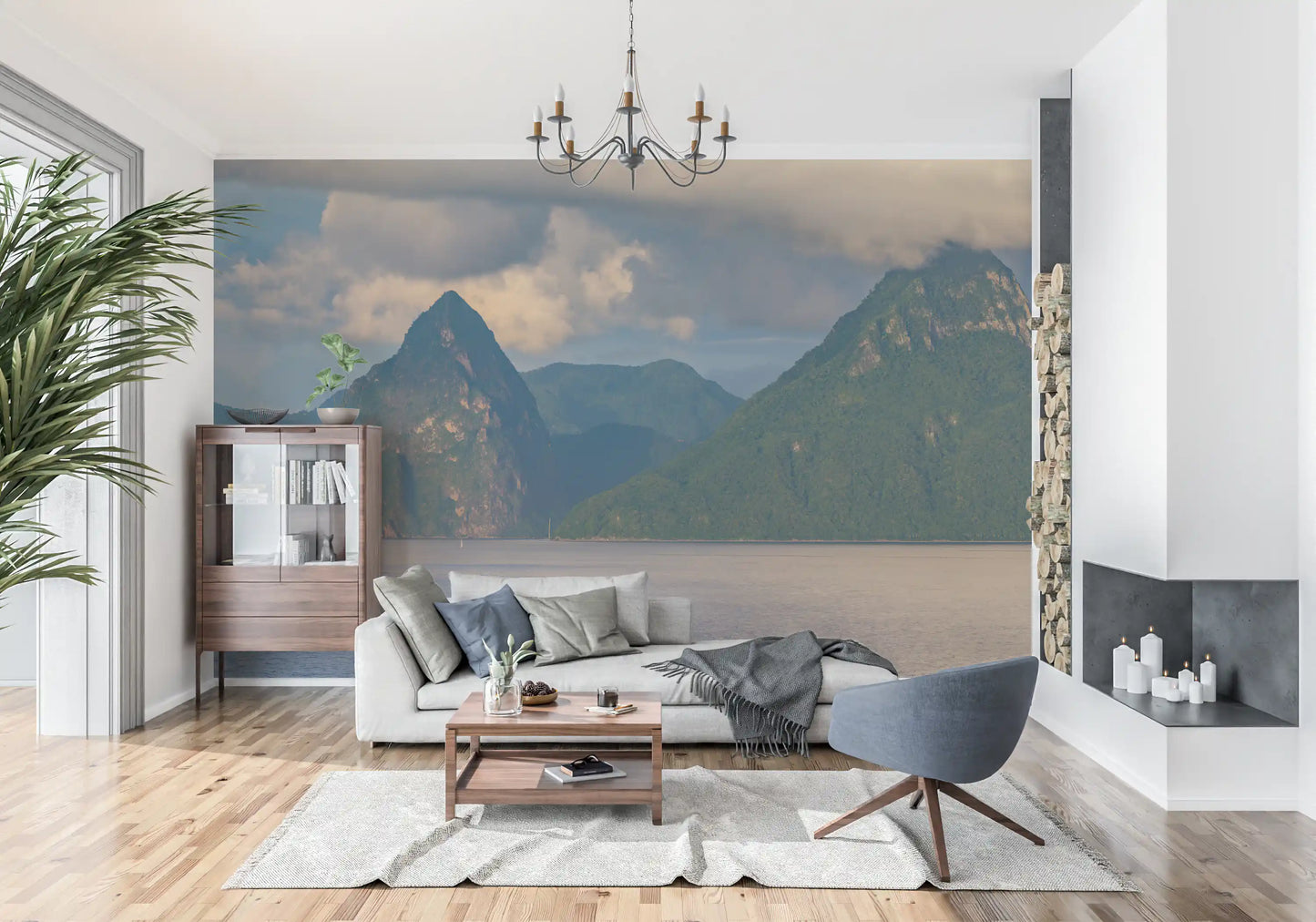 Karibische Majestät: Pitons Serenity Wandbild