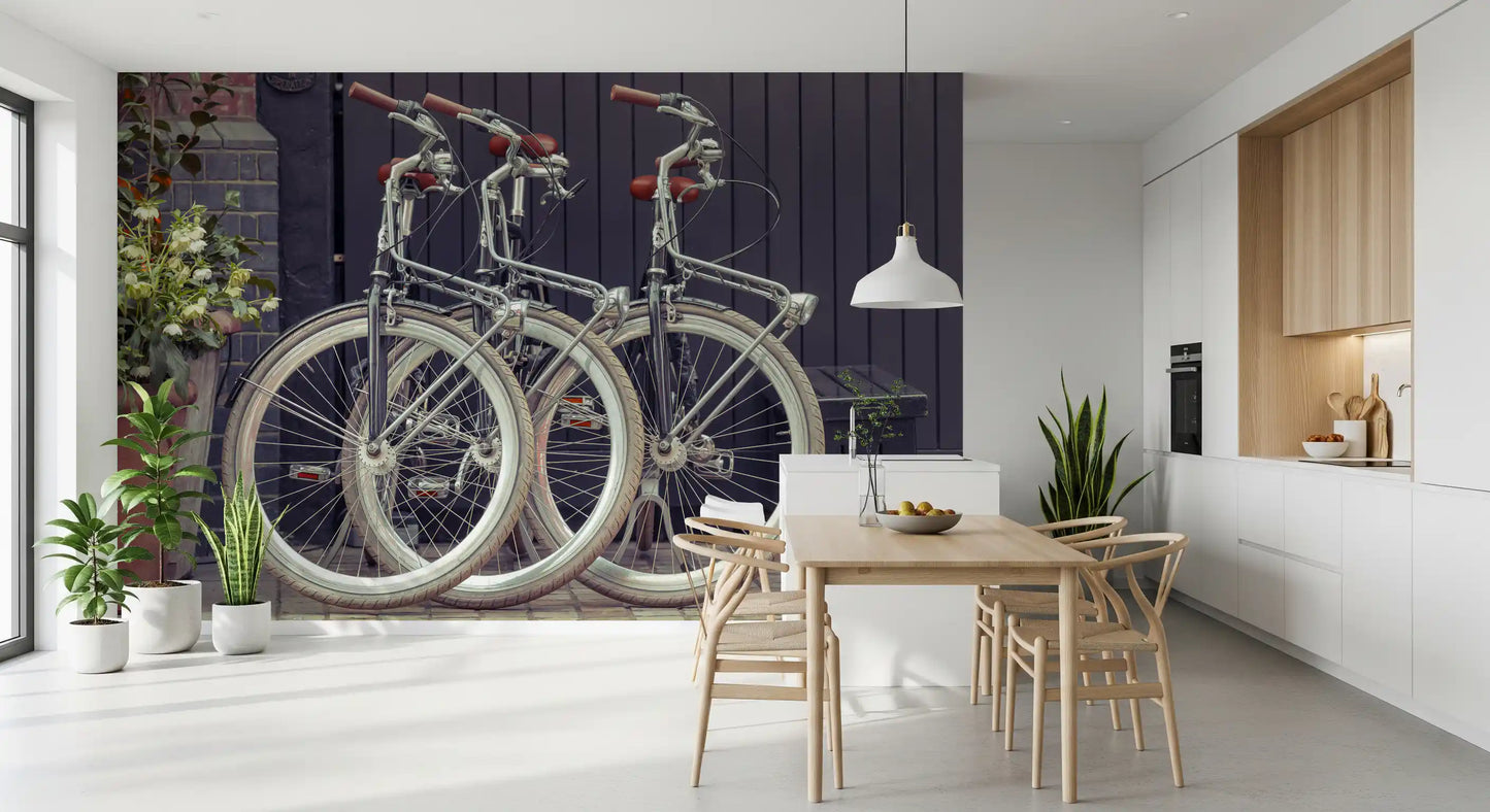 Vintage Urban Cycles Fototapeta Mural