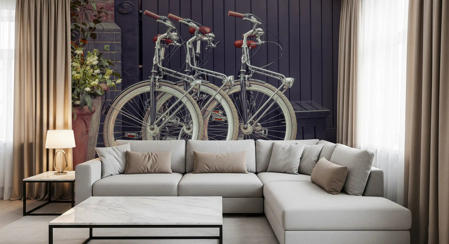 Vintage Urban Cycles Fototapeta Mural