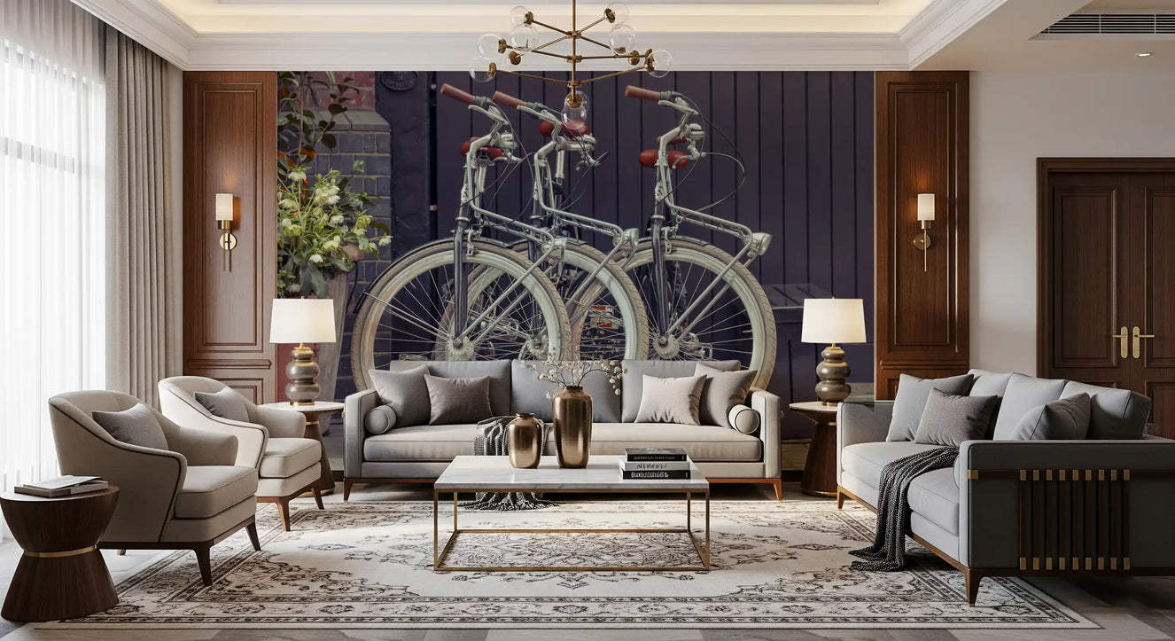 Vintage Urban Cycles Wall Mural