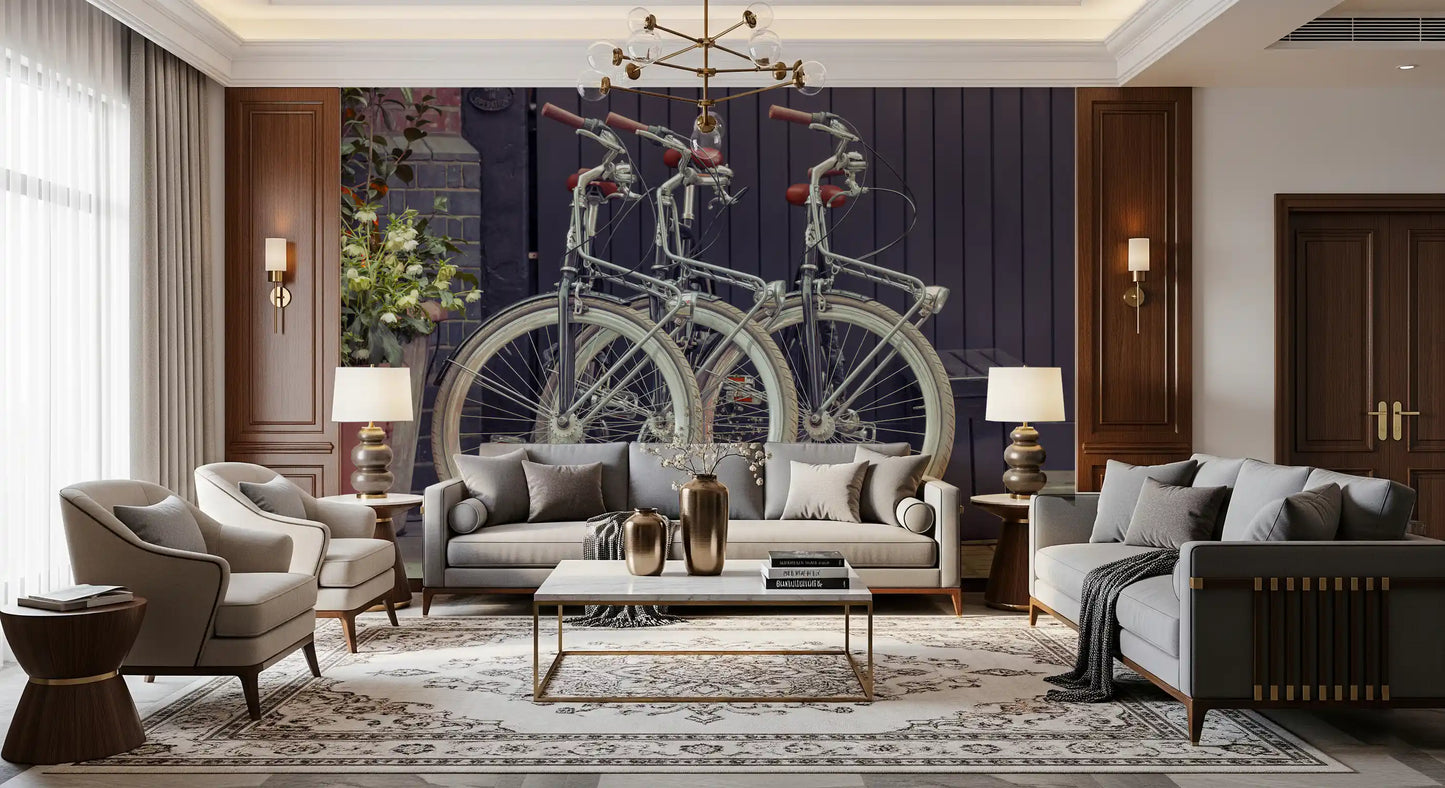 Vintage Urban Cycles Fototapeta Mural