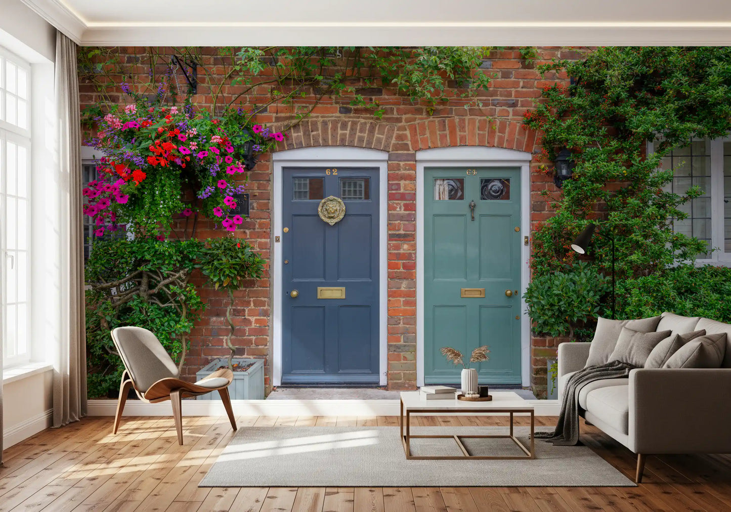 Fototapeta Brick & Bloom Doorways