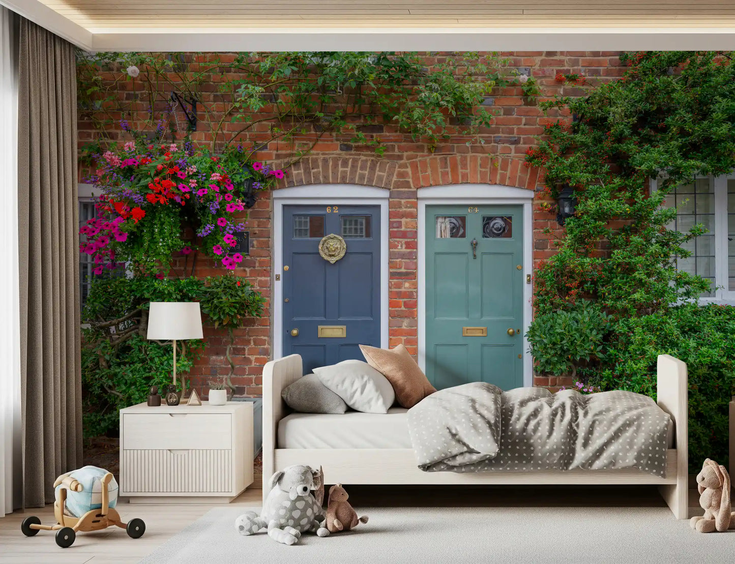 Fototapeta Brick & Bloom Doorways