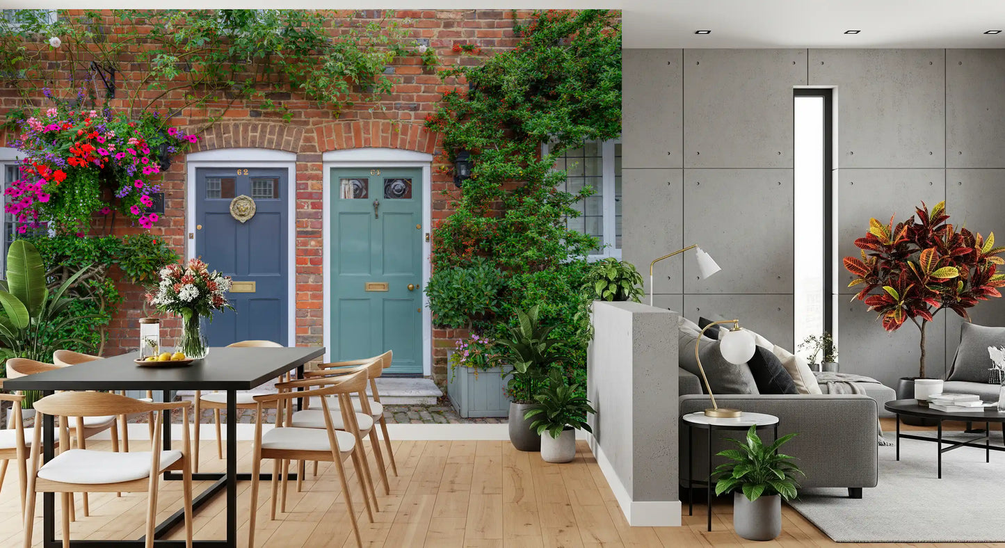 Fototapeta Brick & Bloom Doorways