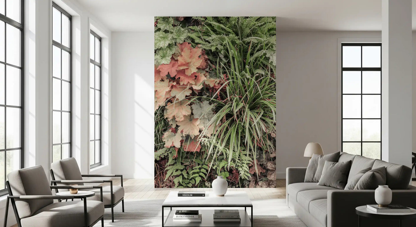 Wandbild Gedämpfte Gartenlagen