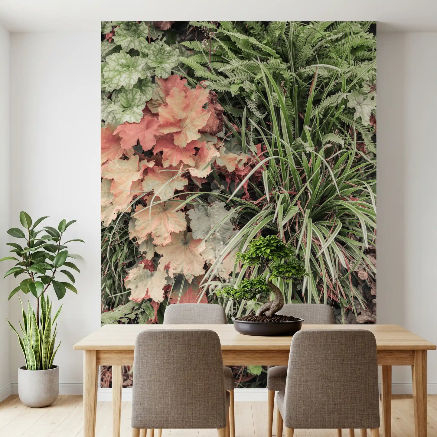 Wandbild Gedämpfte Gartenlagen