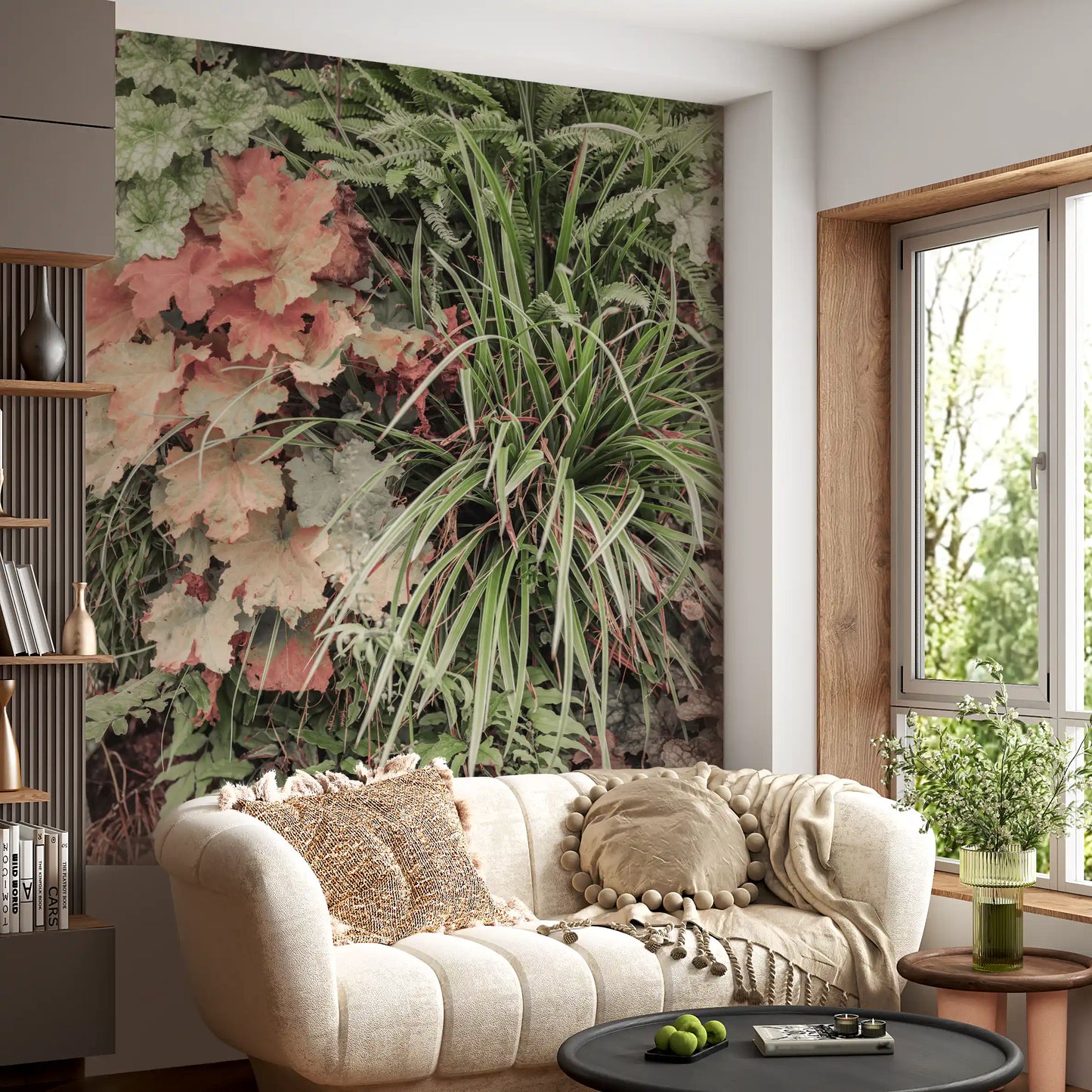 Wandbild Gedämpfte Gartenlagen