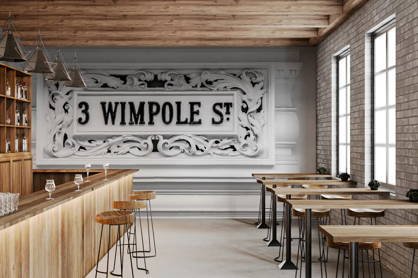 Murale da Parete Wimpole Street Grandeur